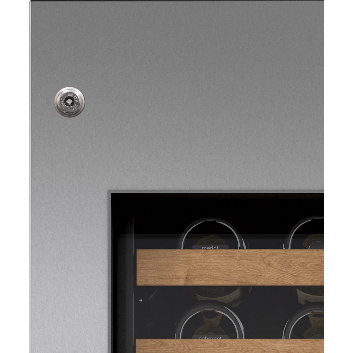 24" Wine Storage Door Panel with Lock - Left Hinge 7025341