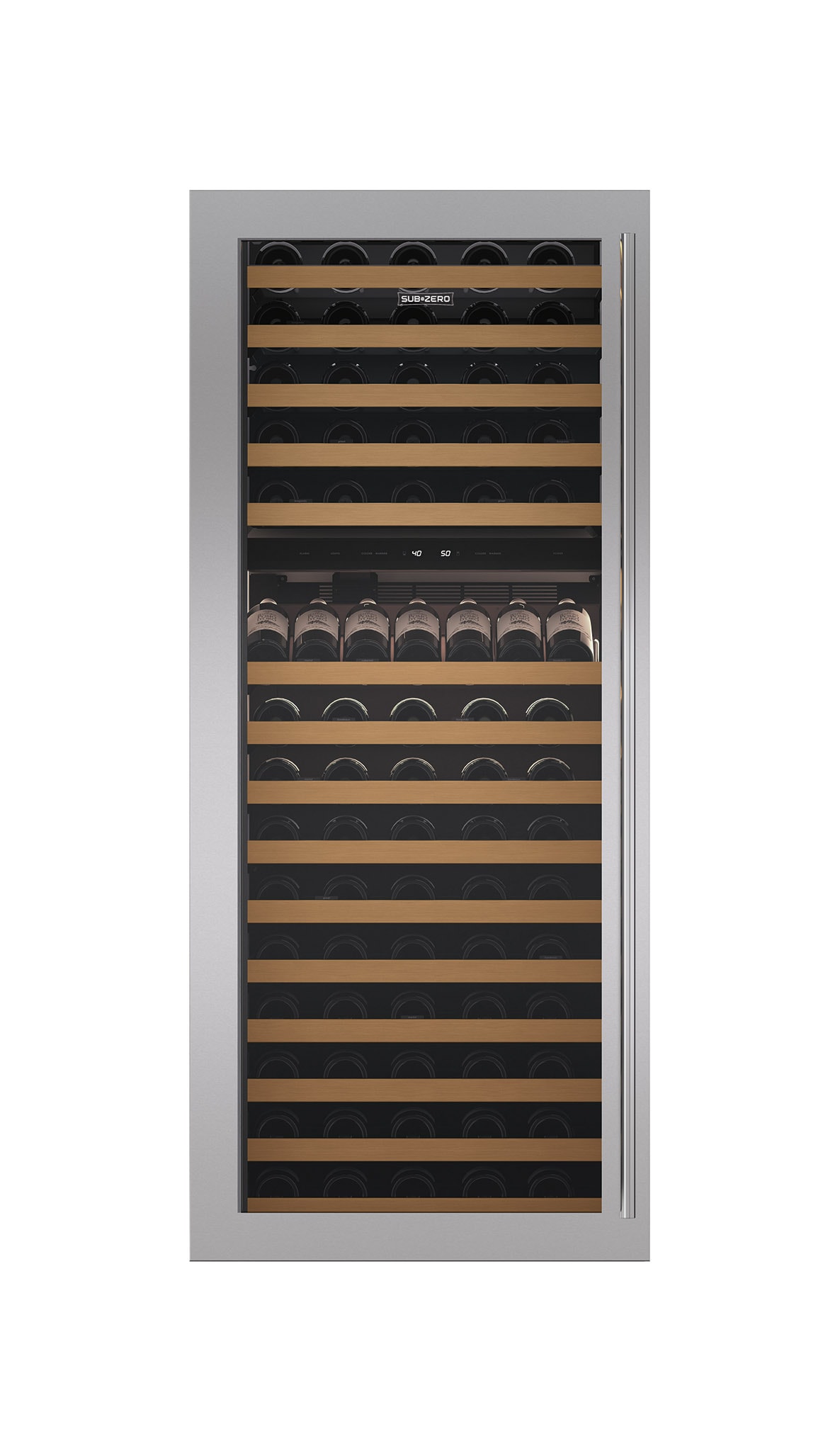 Legacy Stainless Steel Flush Inset Door Panel with Tubular Handle 7029159