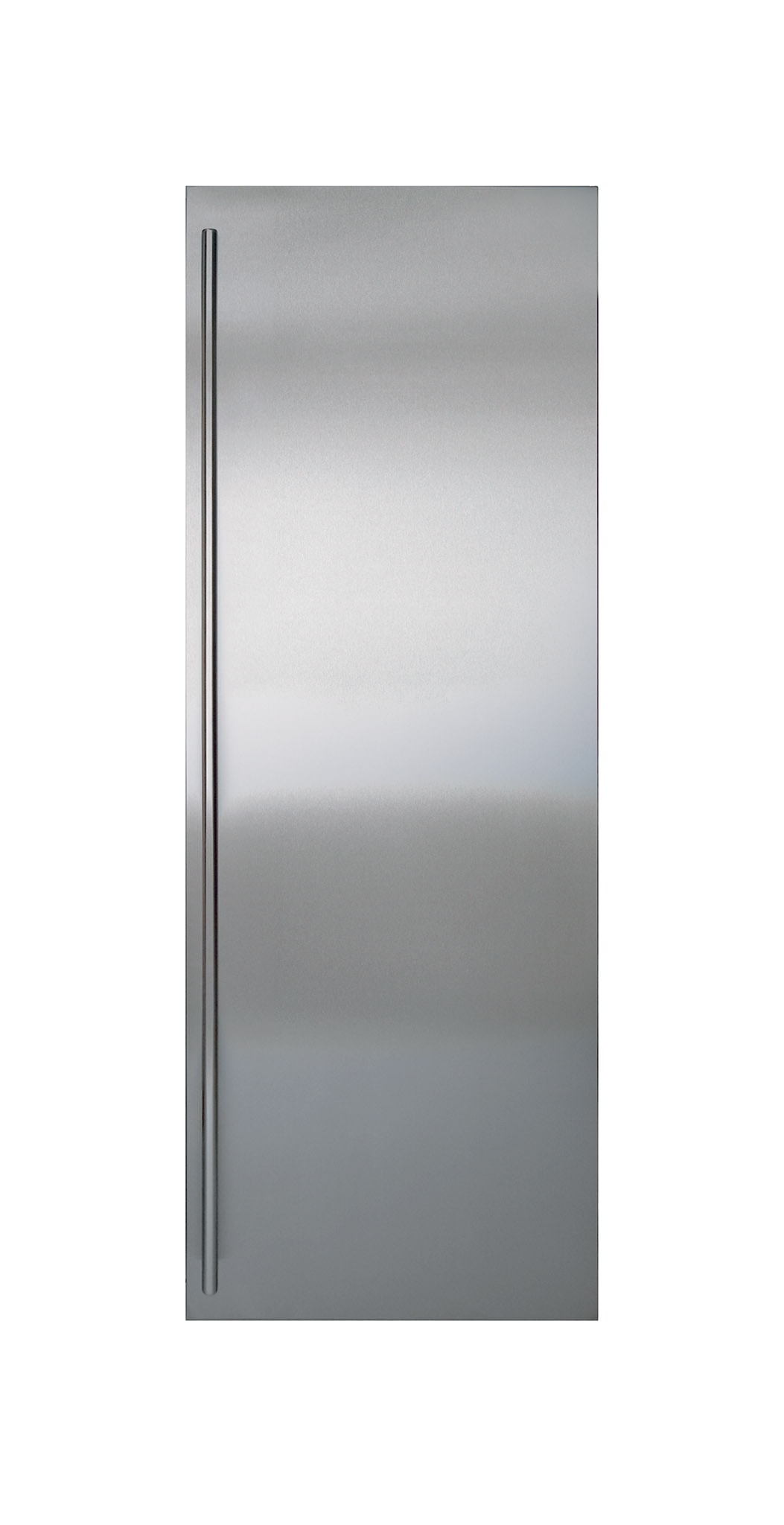 Legacy Stainless Steel Flush Inset Refrigerator Door Panel with Tubular Handle 7030223