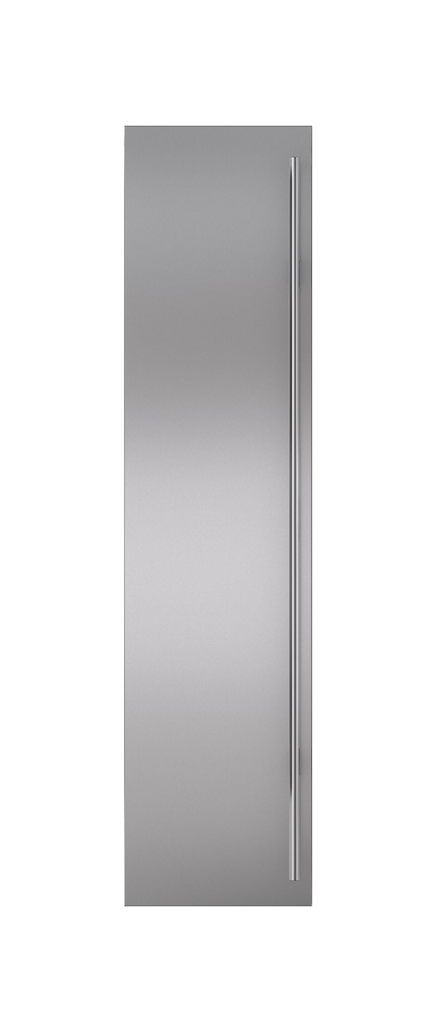 Legacy Stainless Steel Flush Inset Freezer Door Panel with Tubular Handle 7030224