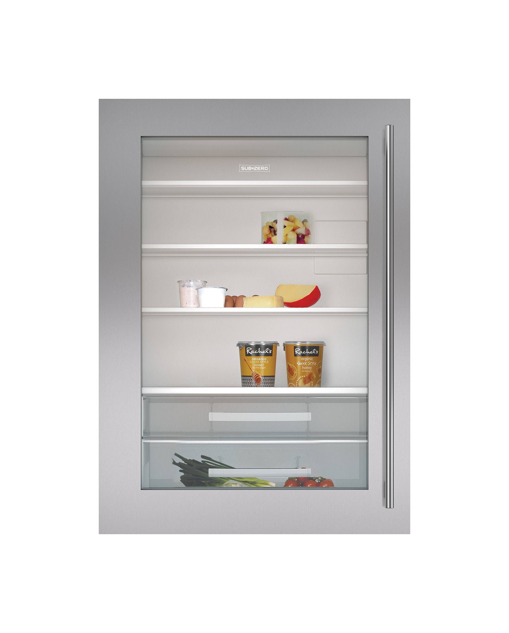 Legacy Stainless Steel Flush Inset Door Panel with Tubular Handle 7030232