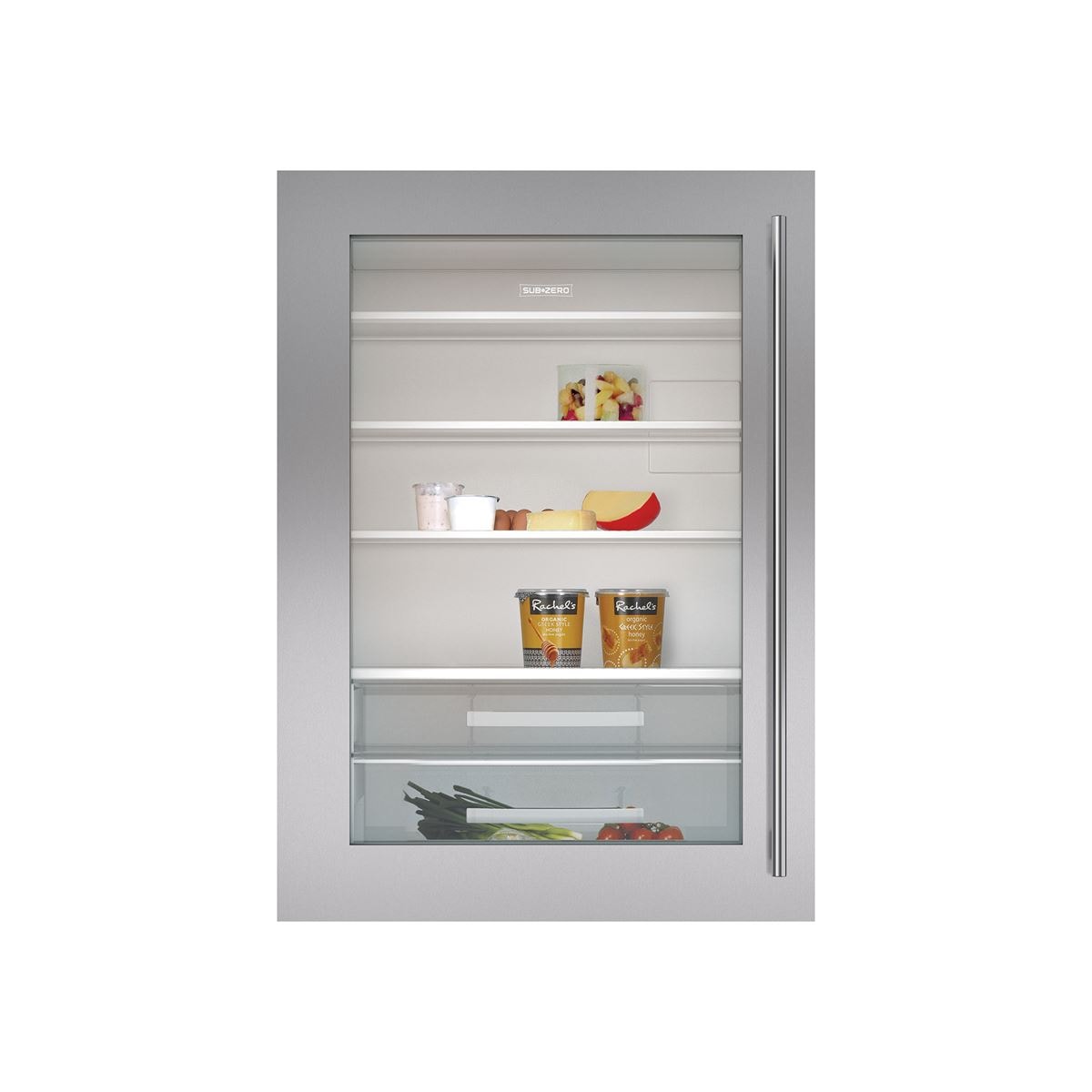 CLASSIC 36" SS DUAL FLUSH INSET DOOR PANEL WITH TUBULAR HANDLE 7030236