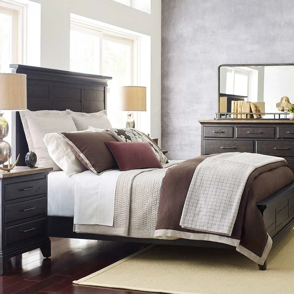 Plank Road California King Jessup Dark Panel Bed 706307CP