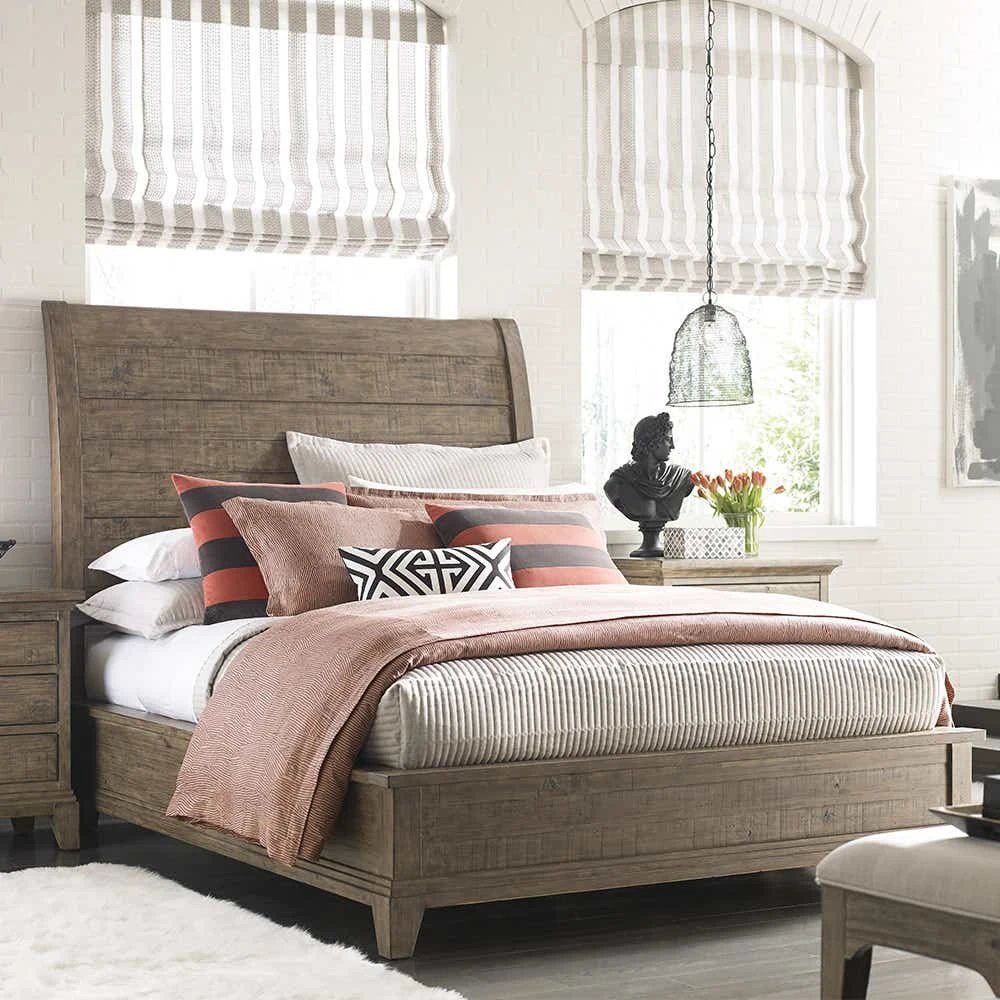 Plank Road King Eastburn Medium Sleigh Bed 706316SP