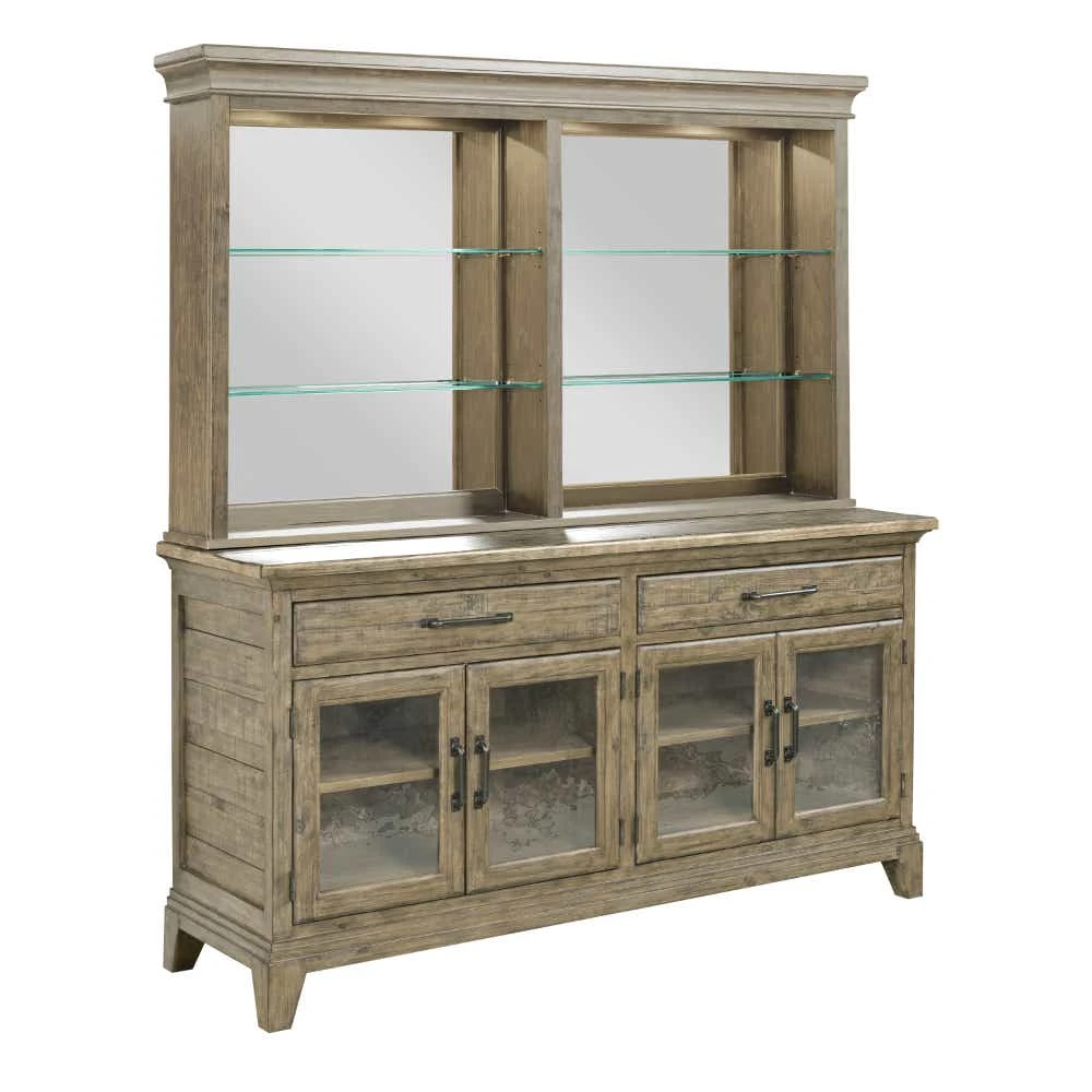 Plank Road Rockland Hutch And Buffet Stone Finish 706857SP