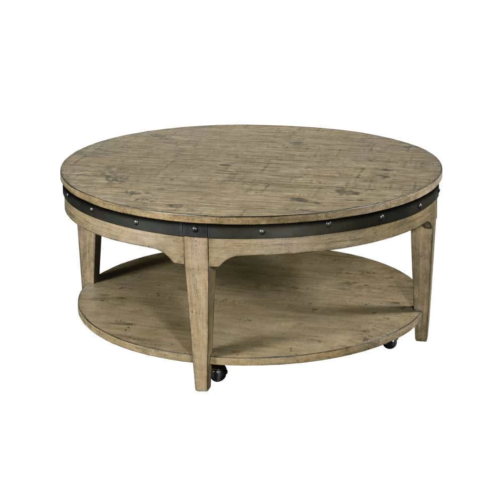 Plank Road Artisans Round Cocktail Table 706911S