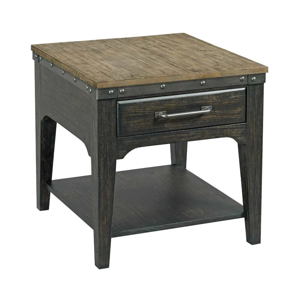 Plank Road Artisans Rectangular Drawer End Table 706915C
