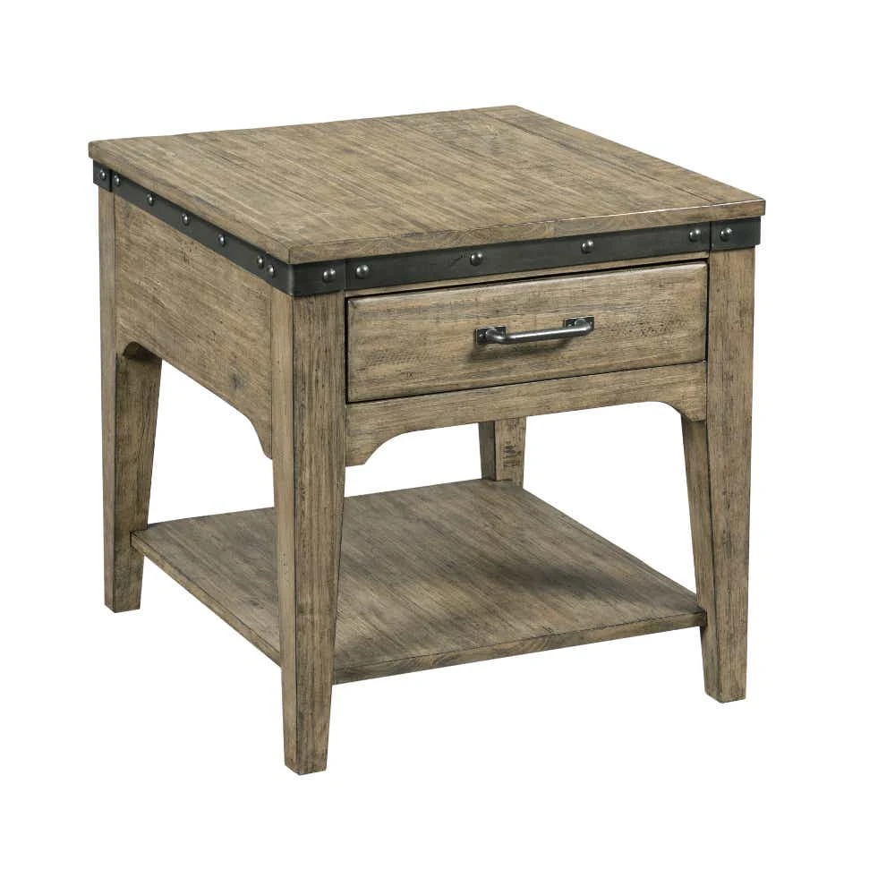 Plank Road Artisans Rectangular Drawer End Table 706915S
