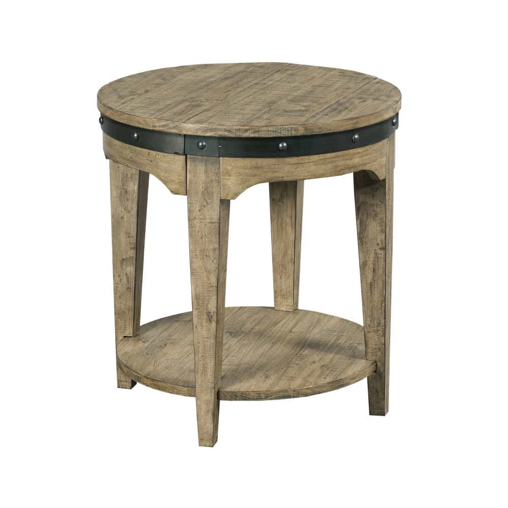 Plank Road Artisans Round End Table 706920S