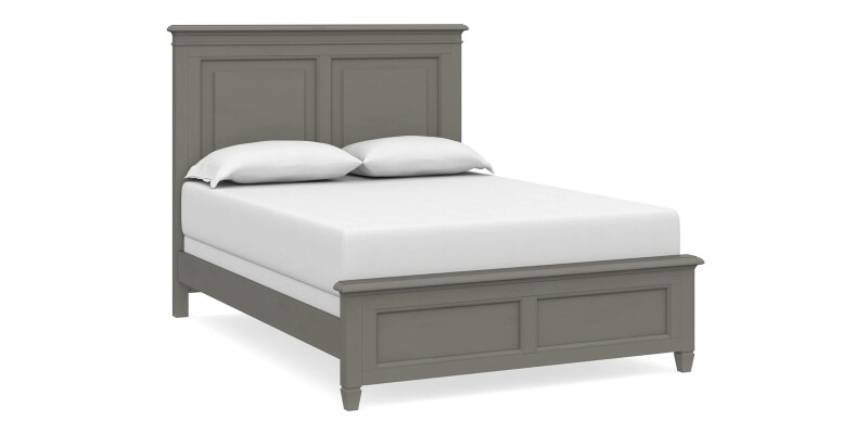 Shoreline Ocean Grey Panel Bed 70874