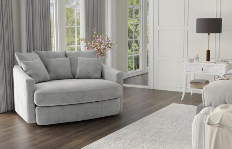 Matty 710 Round Accent Cuddle Chaise 71009