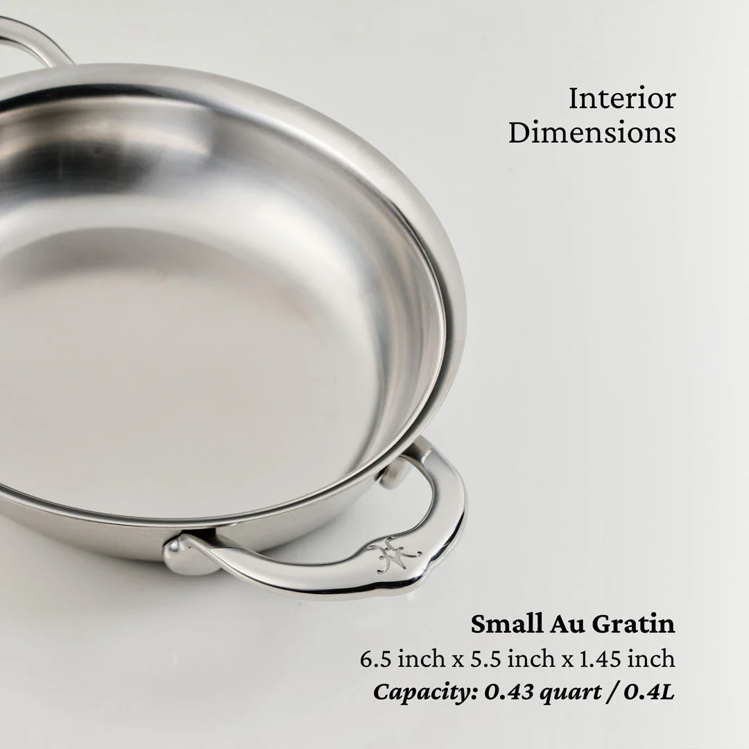 6.5-Inch x 5.5-Inch Oval Au Gratin Set, 2-piece 71053