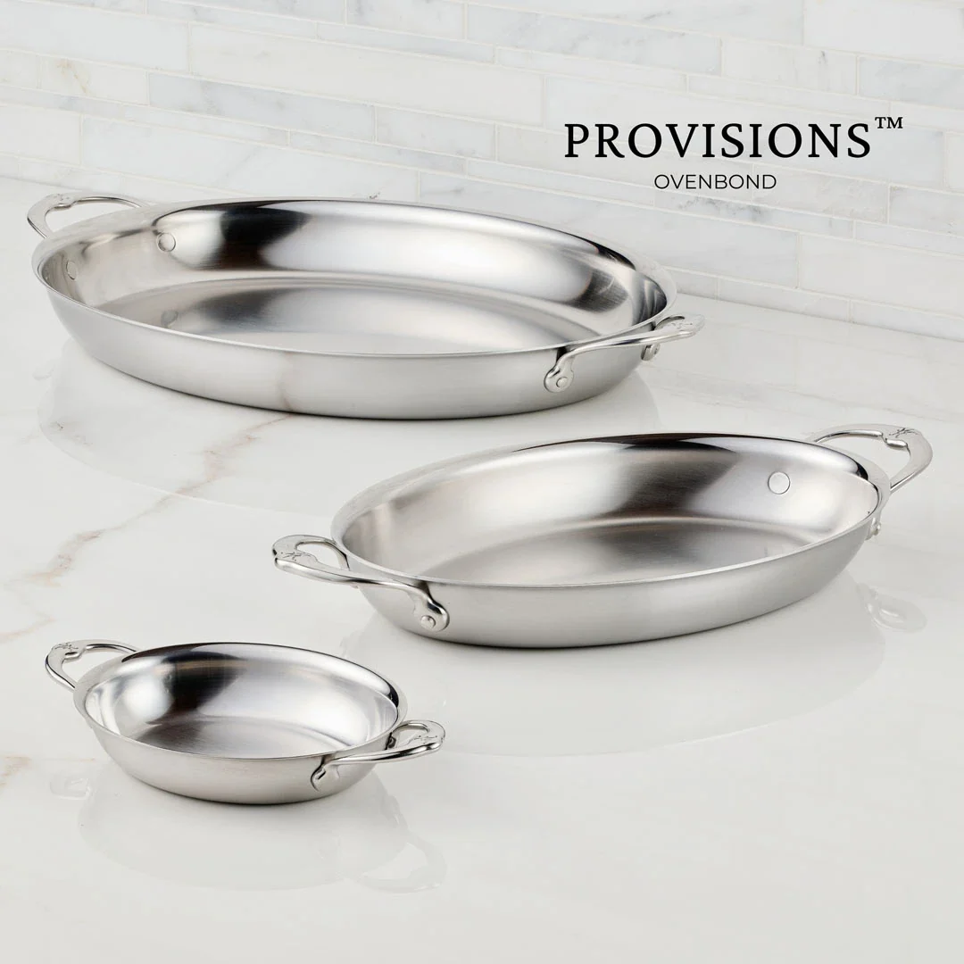 6.5-Inch x 5.5-Inch Oval Au Gratin Set, 2-piece 71053