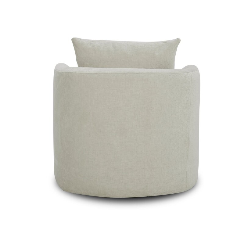 Saxton Uph Swivel Accent Chair - Ivory 712ACH15T