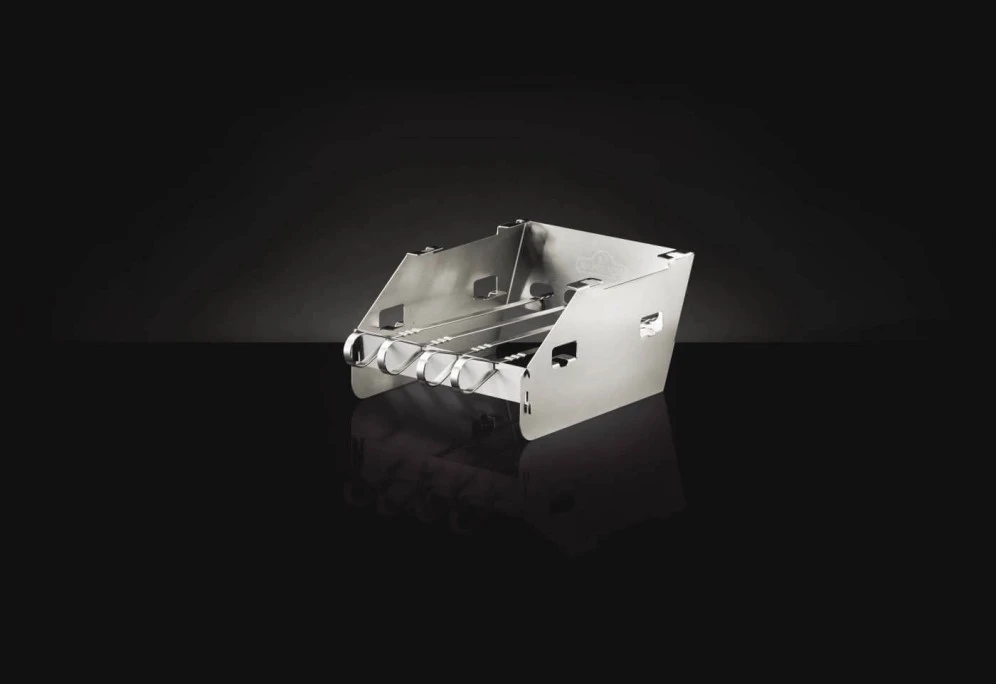 Side Burner Windshield - Small with Skewer Rack 71302