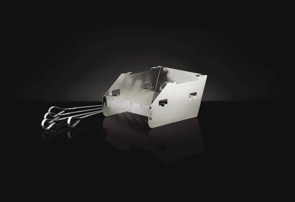 Side Burner Windshield - Small with Skewer Rack 71302