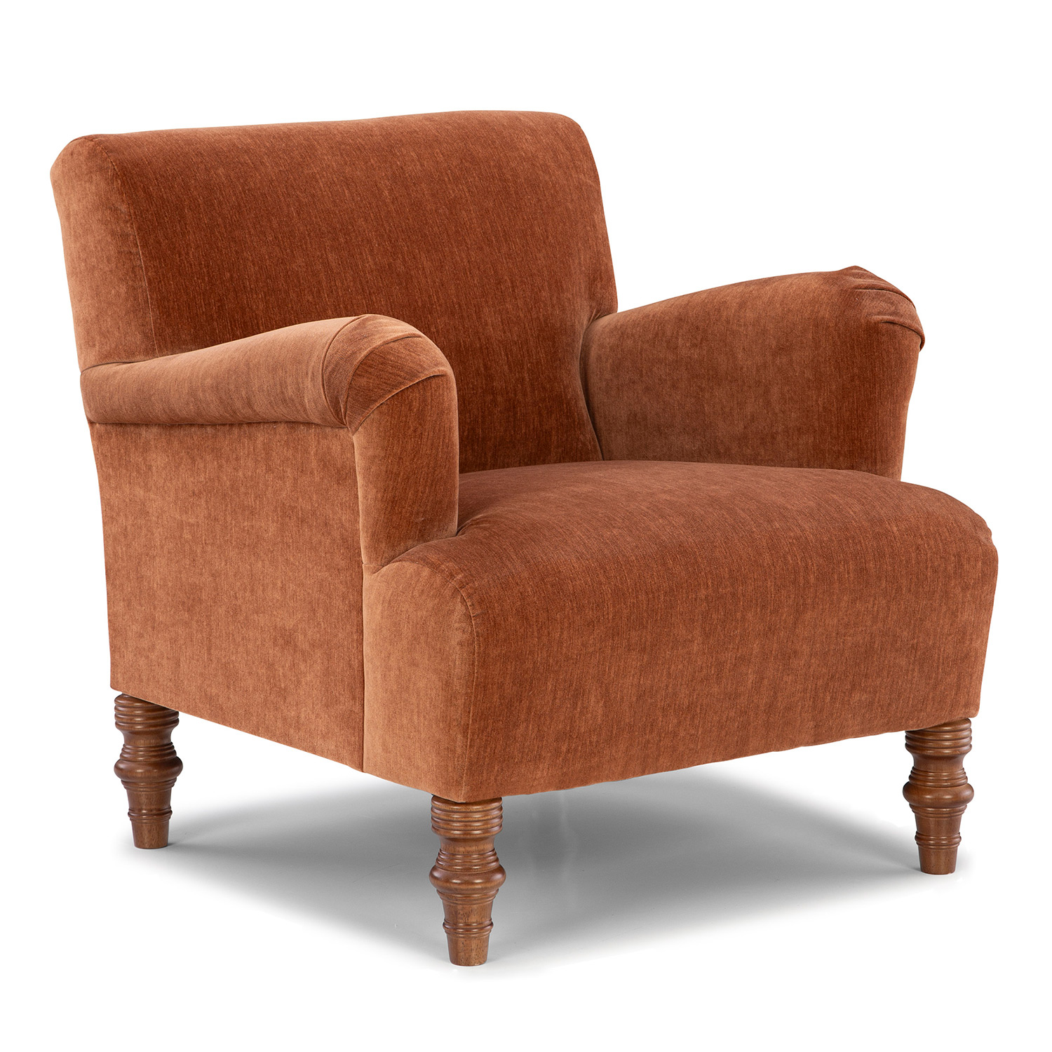 Emerson - Small-scale Accent Chair - Personalized Southern Charm. - Dark Walnut - 7130DW 7130DW