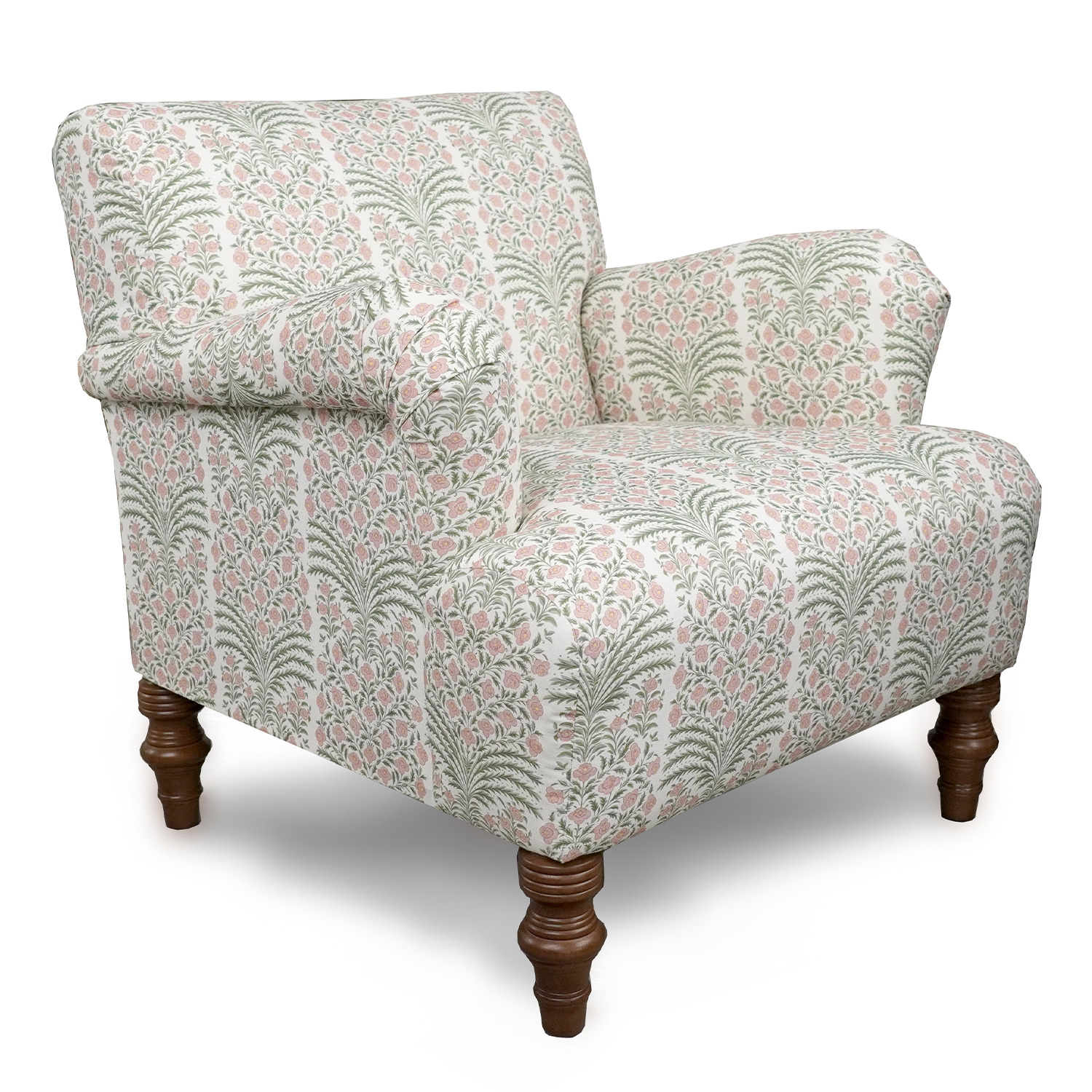 Emerson - Small-scale Accent Chair - Personalized Southern Charm. - Dark Walnut - 7130DW 7130DW
