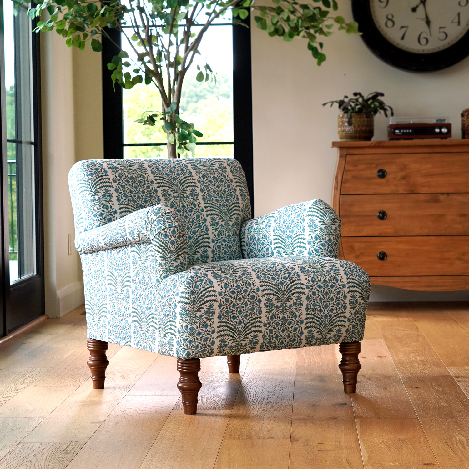 Emerson - Small-scale Accent Chair - Personalized Southern Charm. - Dark Walnut - 7130DW 7130DW