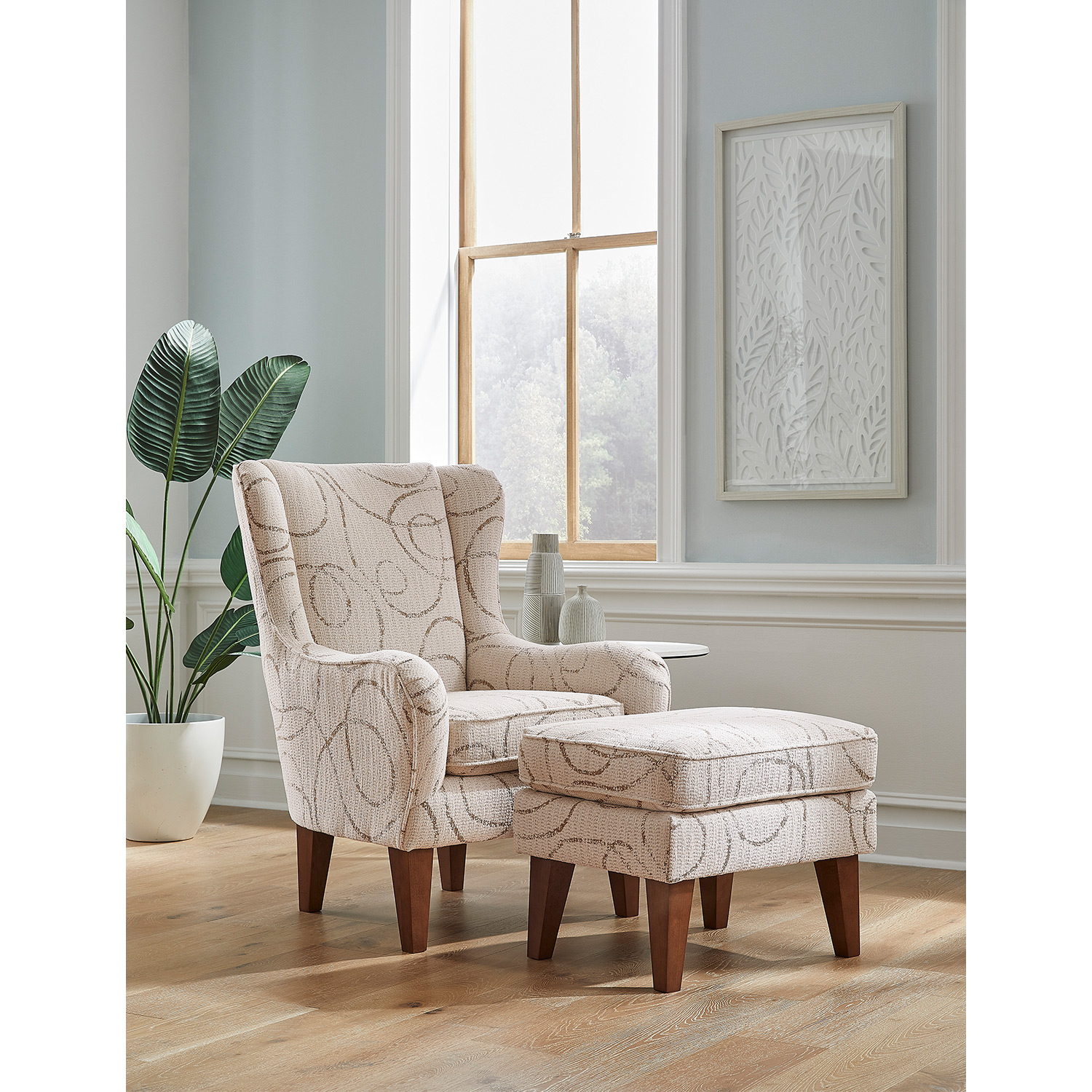 Lorette - Wing Back Chair - 7180DW 7180DW