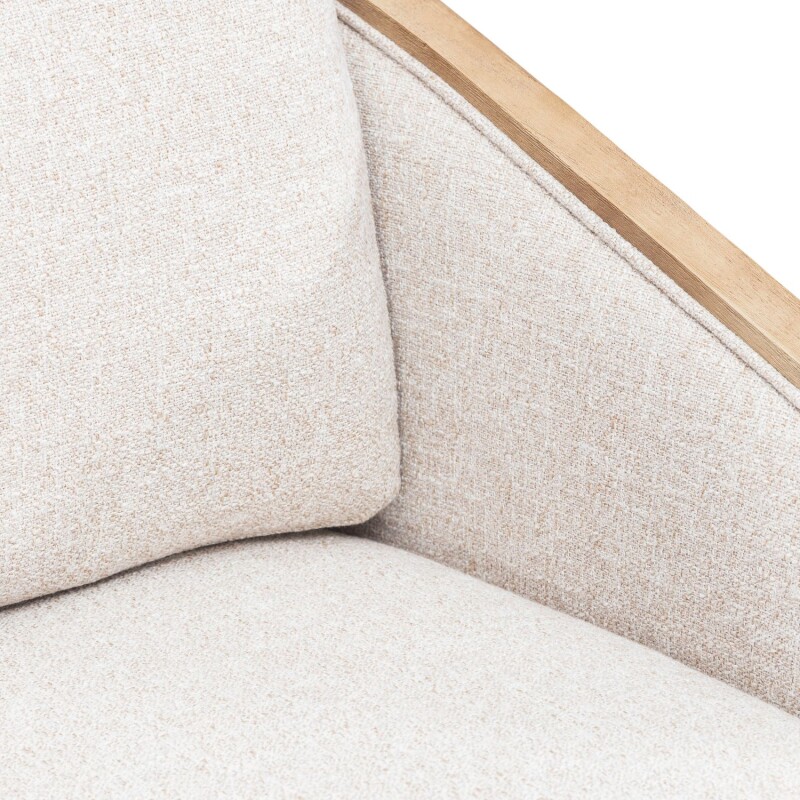 Nora Uph Swivel Accent Chair - Light Brown 722ACH15