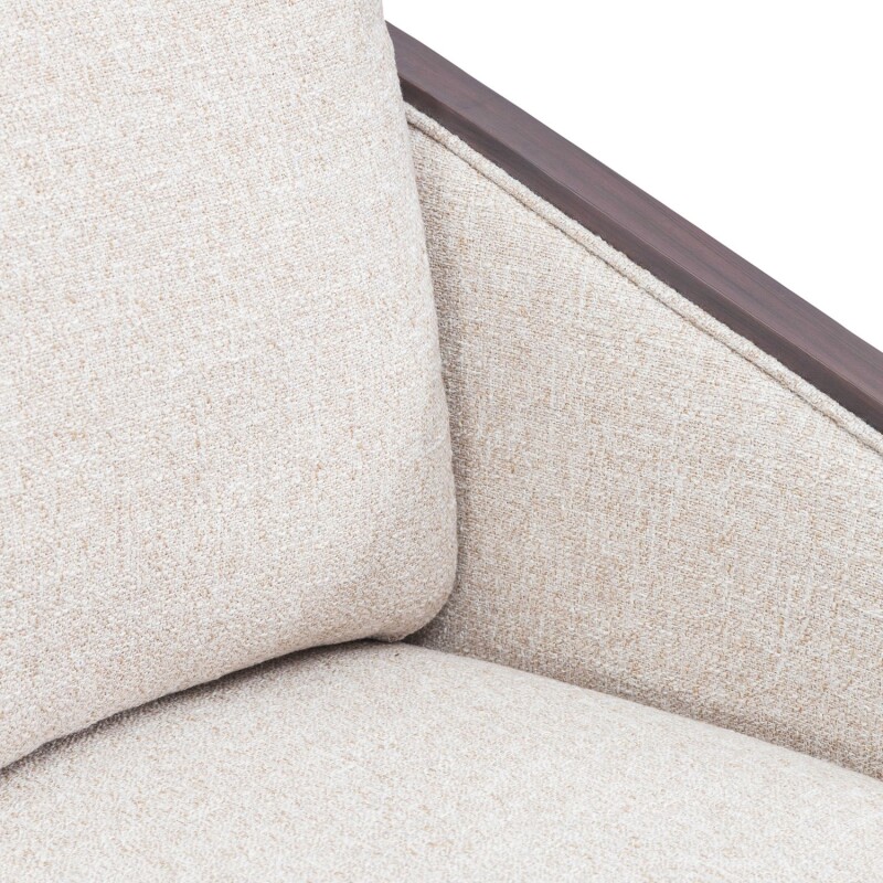 Nora Uph Swivel Accent Chair - Dark Brown 722ACH16