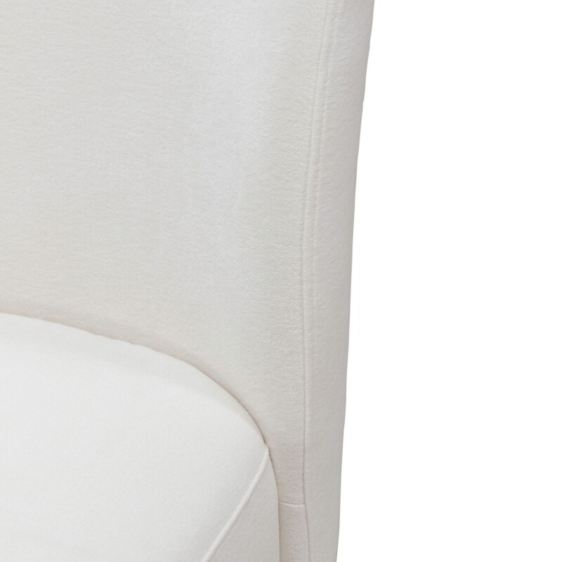 Accent Dining Chair w/ Casters - Ivory 728ADC90IV