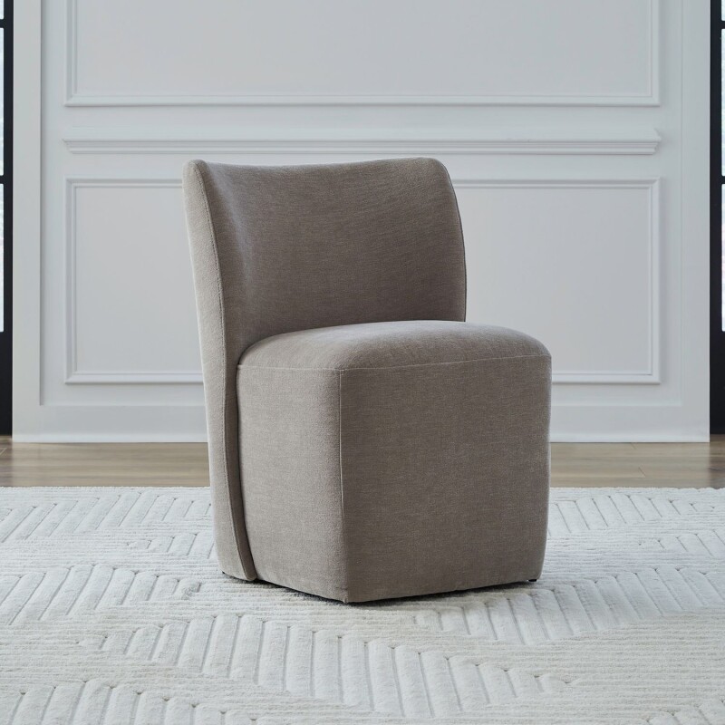 Accent Dining Chair w/ Casters - Truffle 728ADC90TR
