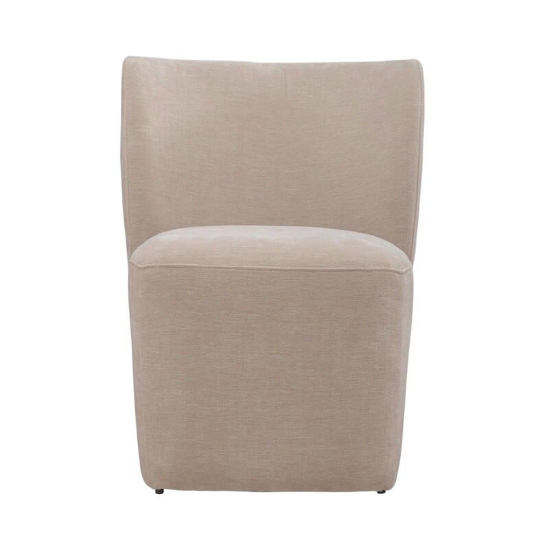 Accent Dining Chair w/ Casters - Wicker 728ADC90WK