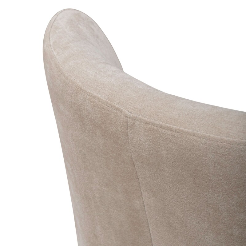 Accent Dining Chair w/ Casters - Wicker 728ADC90WK