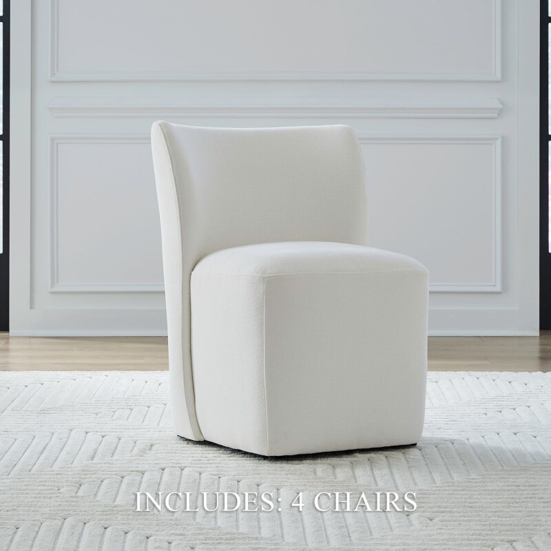 Ivory Accent Dining Chairs - Set of 4 728ADCHIV4PK