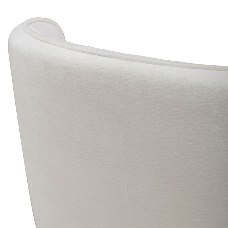 Accent Dining Chair w/ Casters - Ivory 730ADC90IV