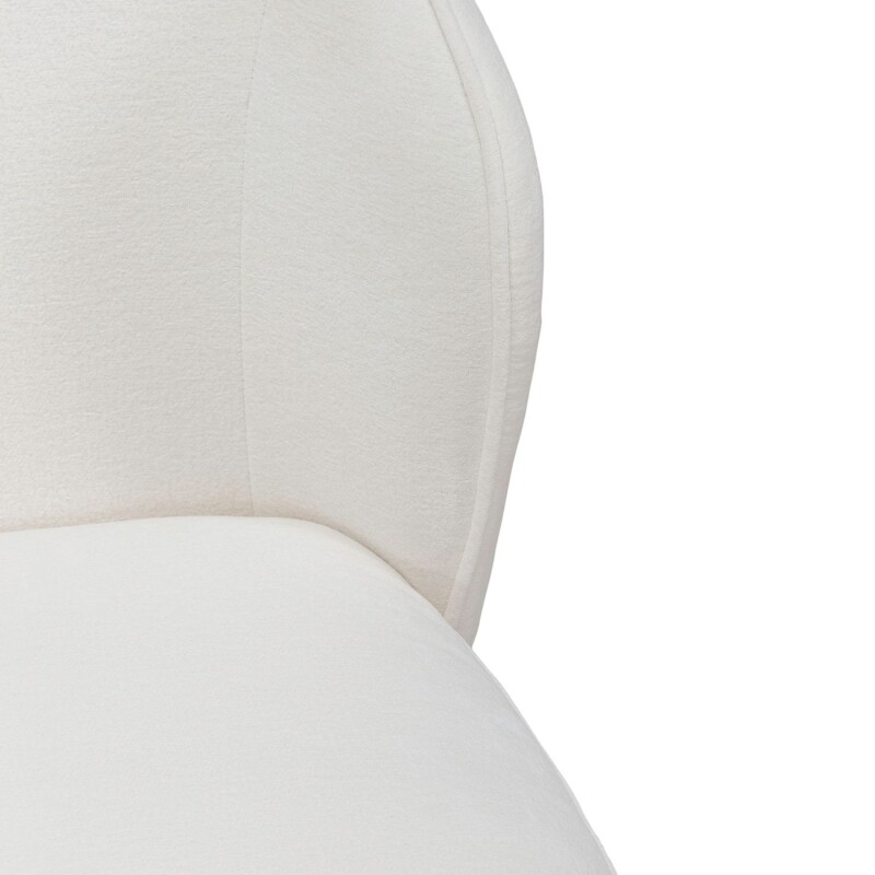Accent Dining Chair w/ Casters - Ivory 730ADC90IV