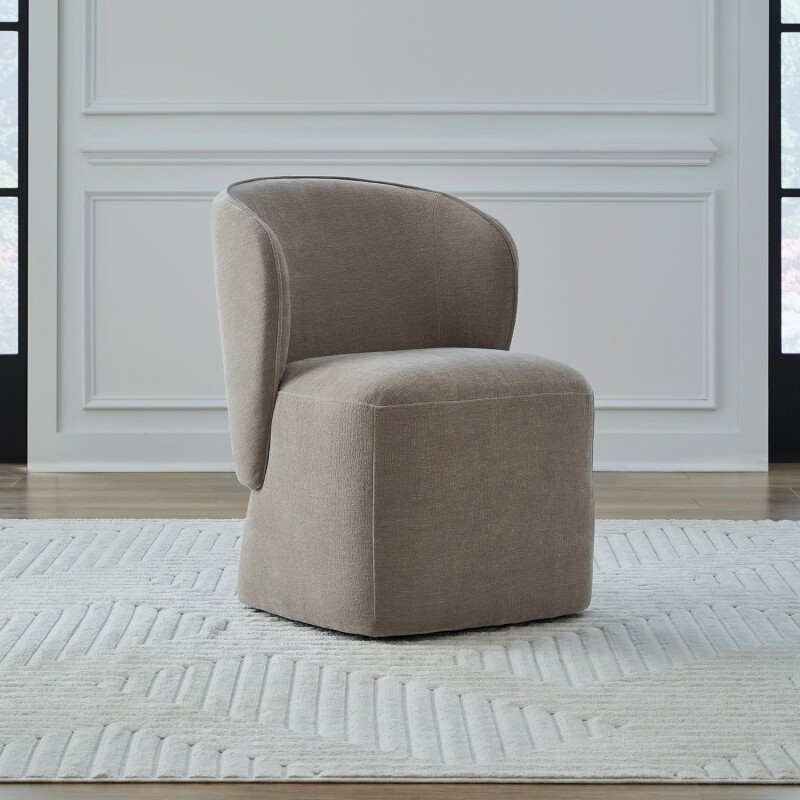Accent Dining Chair w/ Casters - Truffle 730ADC90TR