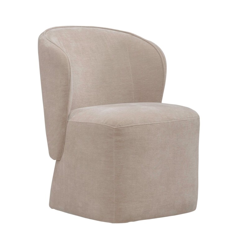 Accent Dining Chair w/ Casters - Wicker 730ADC90WK