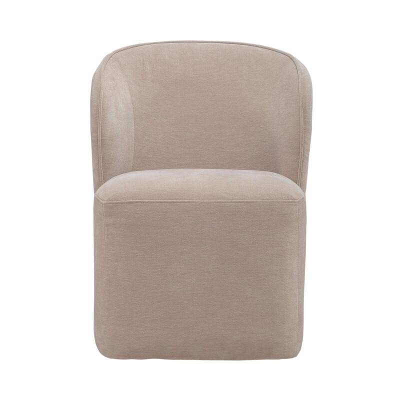 Accent Dining Chair w/ Casters - Wicker 730ADC90WK