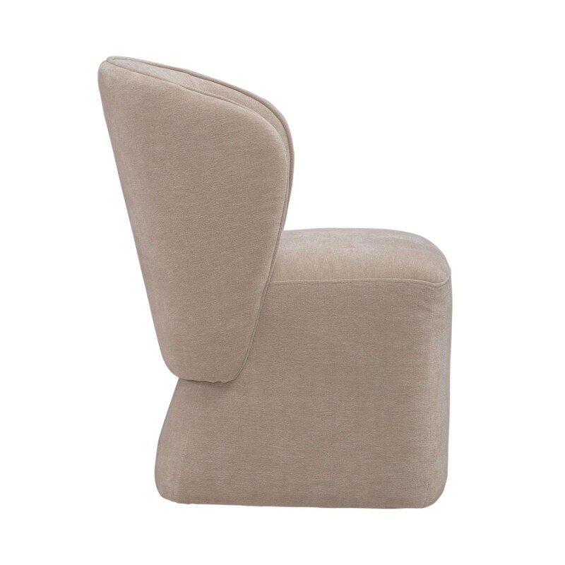 Accent Dining Chair w/ Casters - Wicker 730ADC90WK
