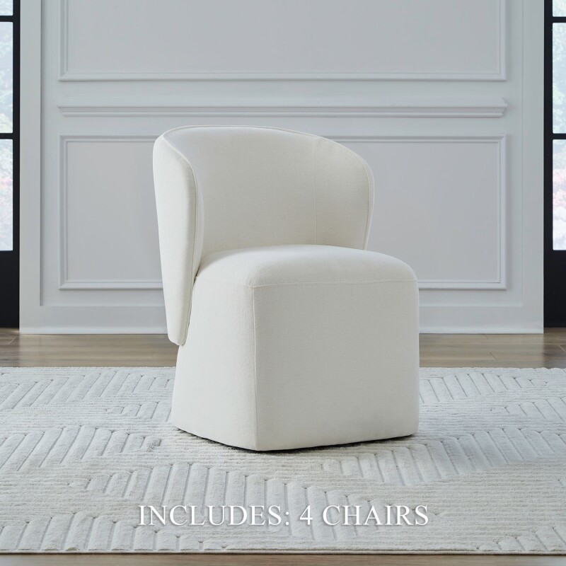 Ivory Accent Dining Chairs - Set of 4 730ADCHIV4PK