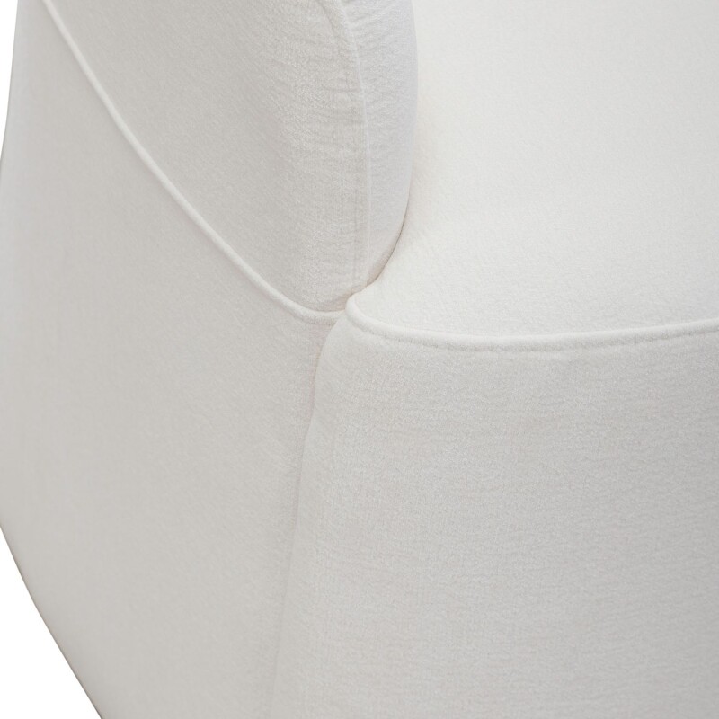 Accent Dining Chair w/ Casters - Ivory 731ADC90IV