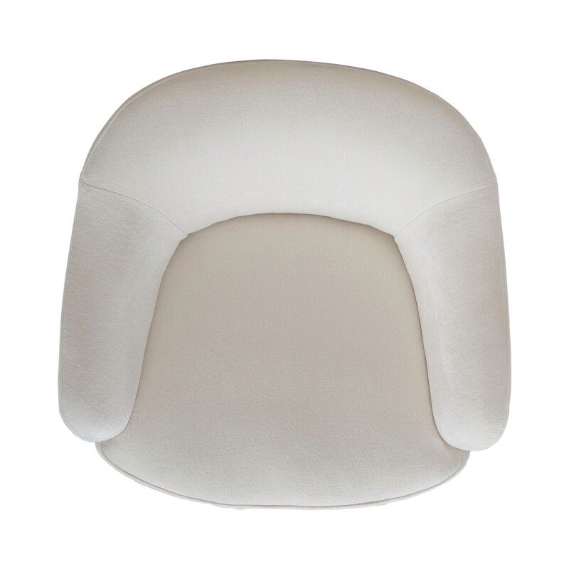 Accent Dining Chair w/ Casters - Ivory 731ADC90IV