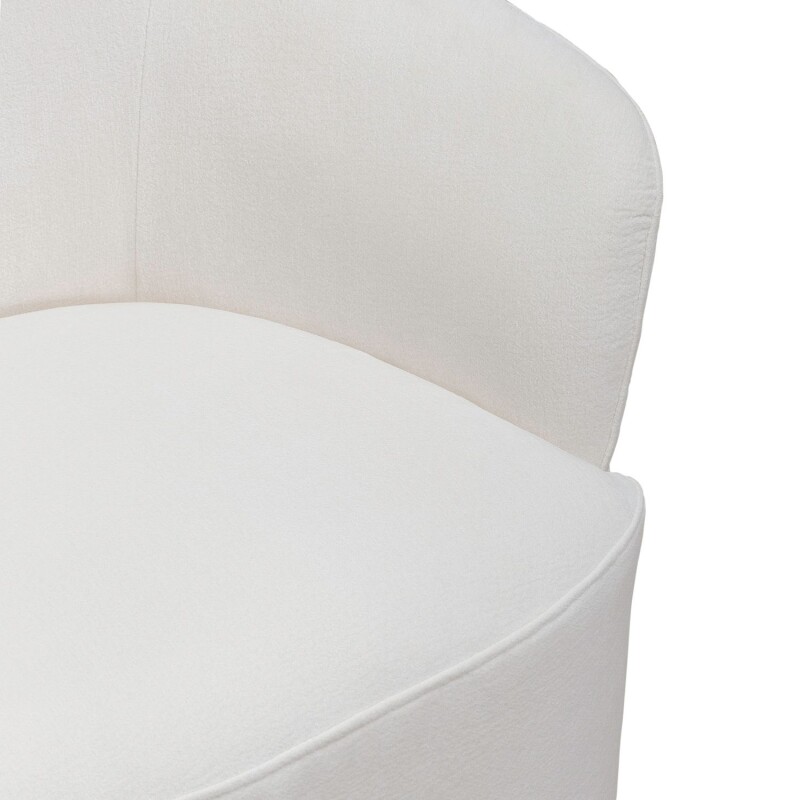 Accent Dining Chair w/ Casters - Ivory 731ADC90IV