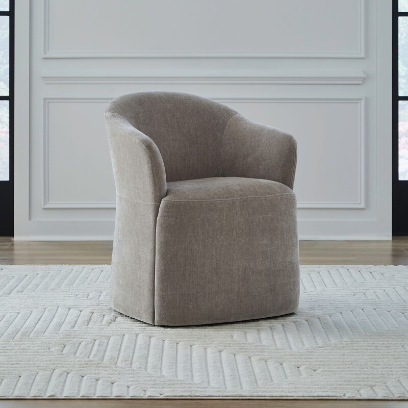 Accent Dining Chair w/ Casters - Truffle 731ADC90TR