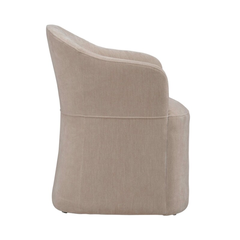 Accent Dining Chair w/ Casters - Wicker 731ADC90WK
