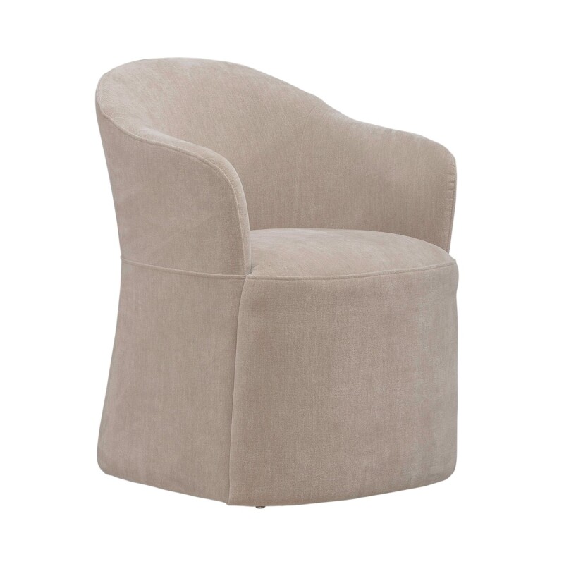 Accent Dining Chair w/ Casters - Wicker 731ADC90WK