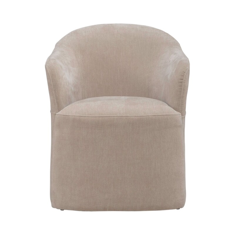 Accent Dining Chair w/ Casters - Wicker 731ADC90WK