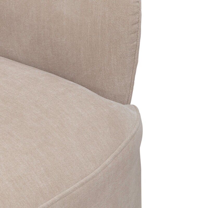 Accent Dining Chair w/ Casters - Wicker 731ADC90WK