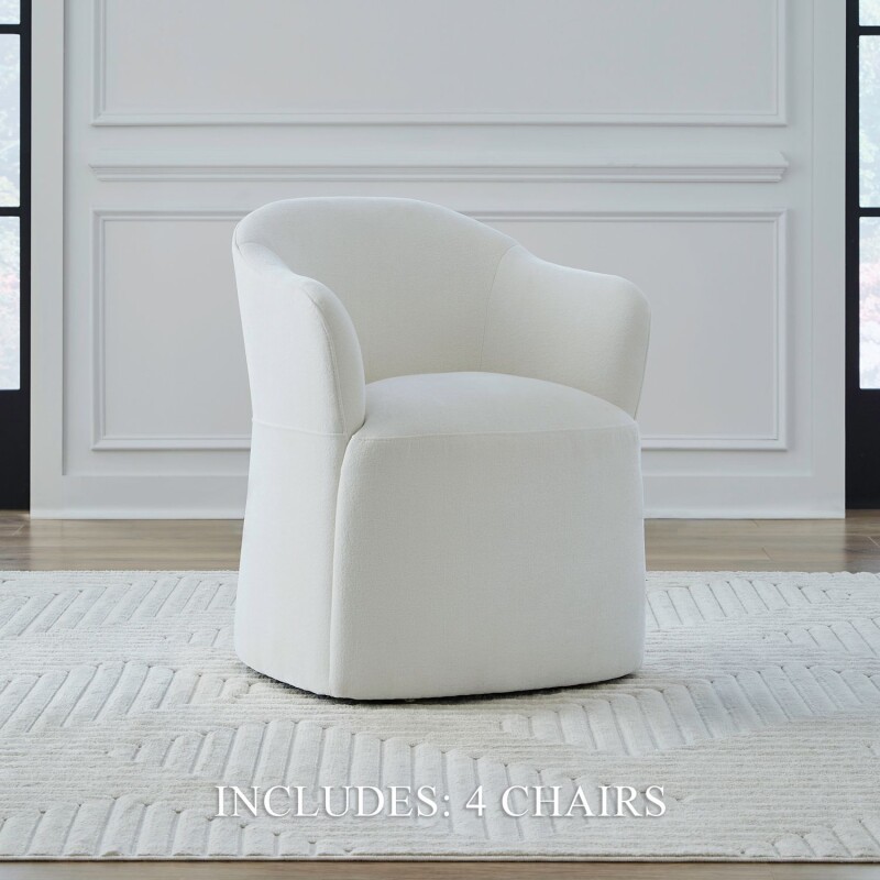 Ivory Accent Dining Chairs - Set of 4 731ADCHIV4PK