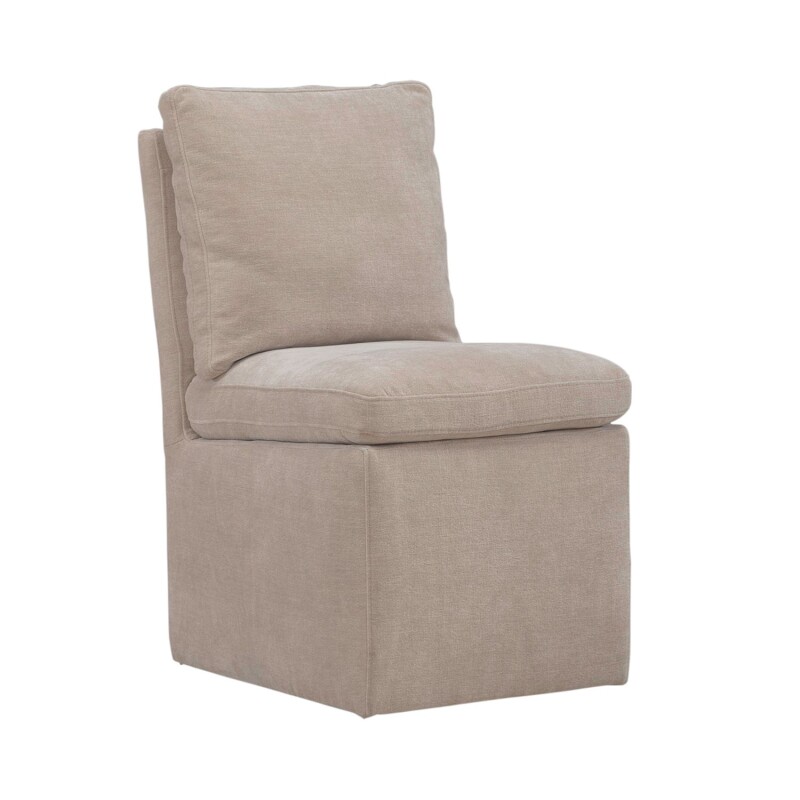 Accent Dining Chair w/ Casters - Wicker 733ADC90WK