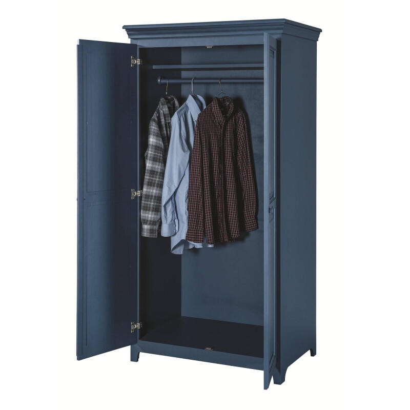 72" Pine 2 Door Wardrobe - 73675 73675