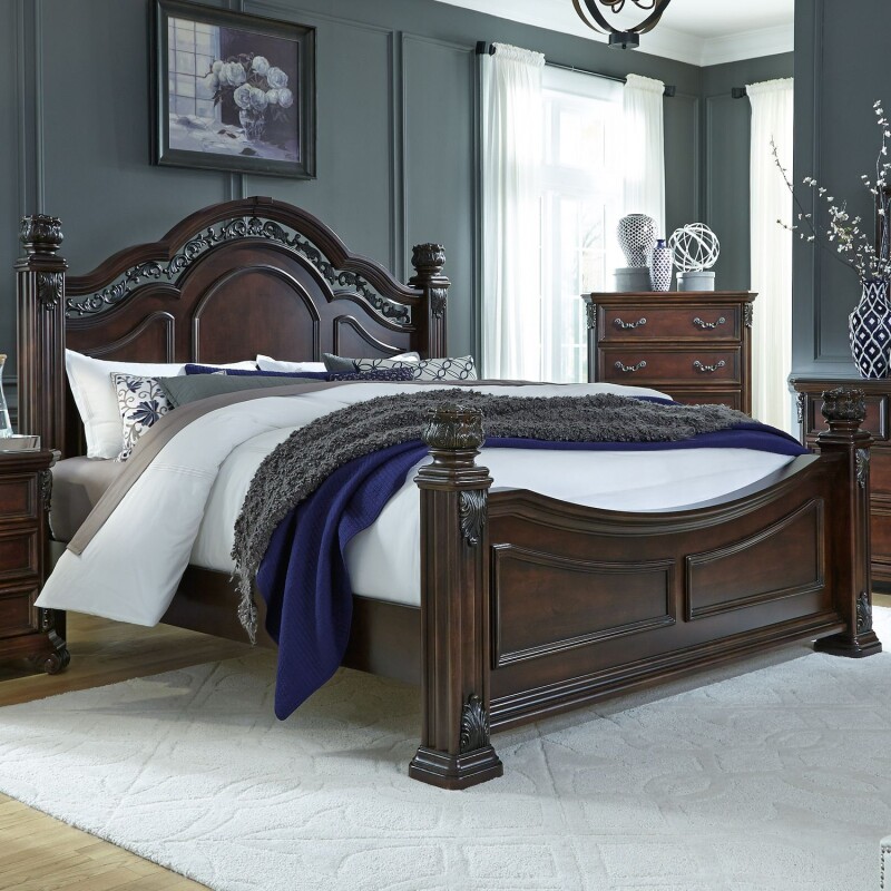 Messina Estates King California Poster Bed 737BRCPS